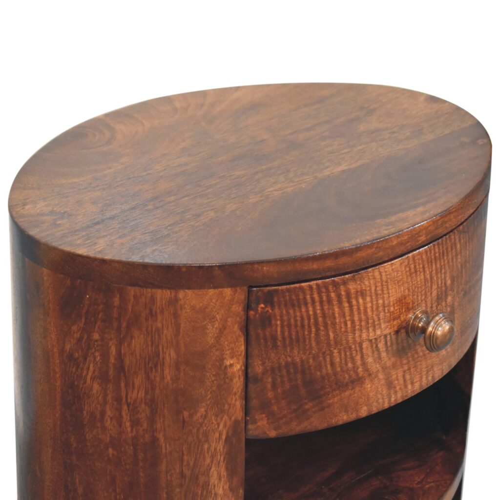 Cortez California Walnut Bedside - Image 6