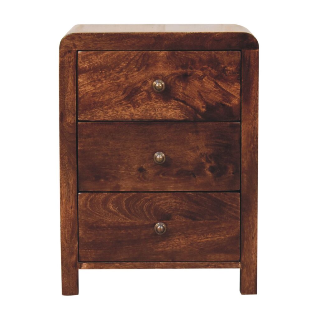 California Walnut Naya Bedside