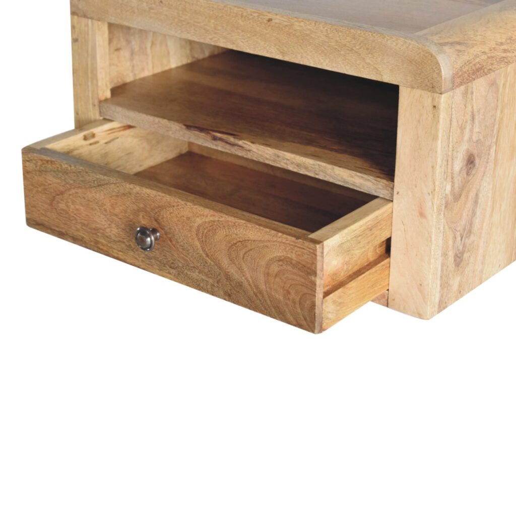 Chunky Oak-ish Floating Bedside - Image 8