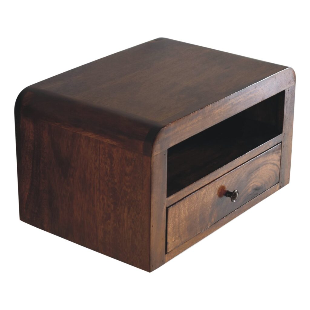 Chunky Chestnut Floating Bedside - Image 6