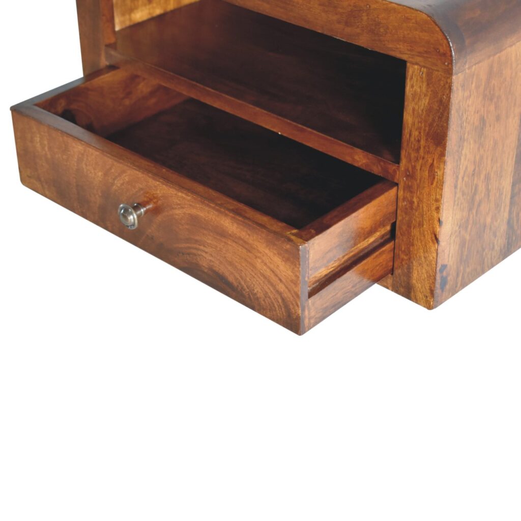 Chunky Chestnut Floating Bedside - Image 7