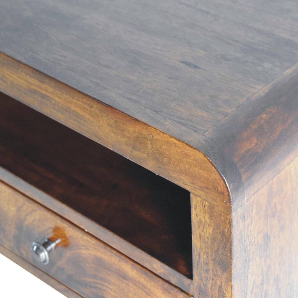 Chunky Chestnut Floating Bedside - Image 8