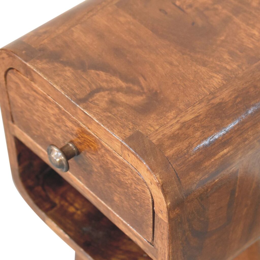 Extra Mini Chestnut Curve Lower Bedside - Image 7