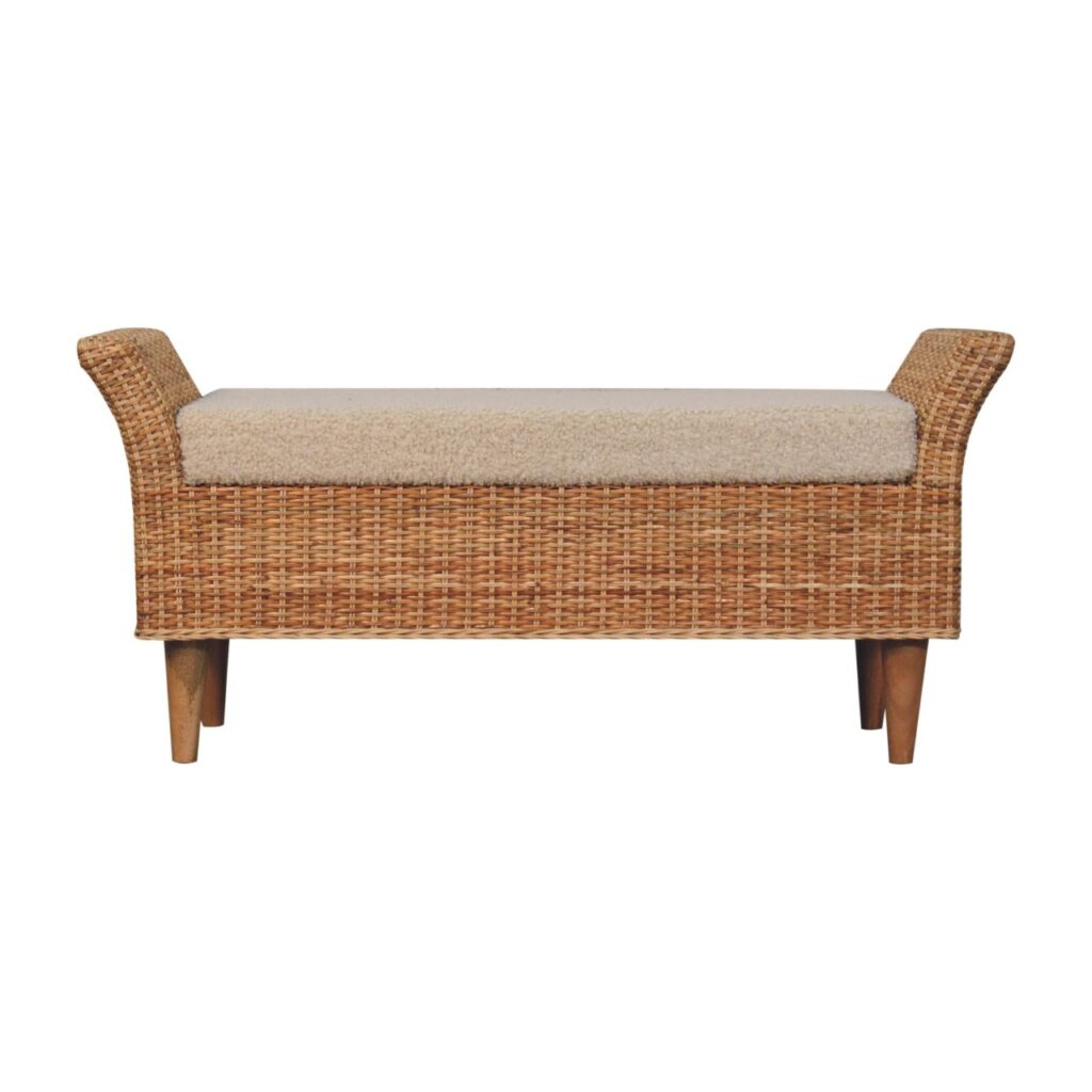 Riviera Woven Bench - Image 2