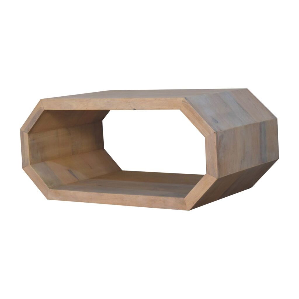 Hexagonal Marble Coffee Table - Image 3