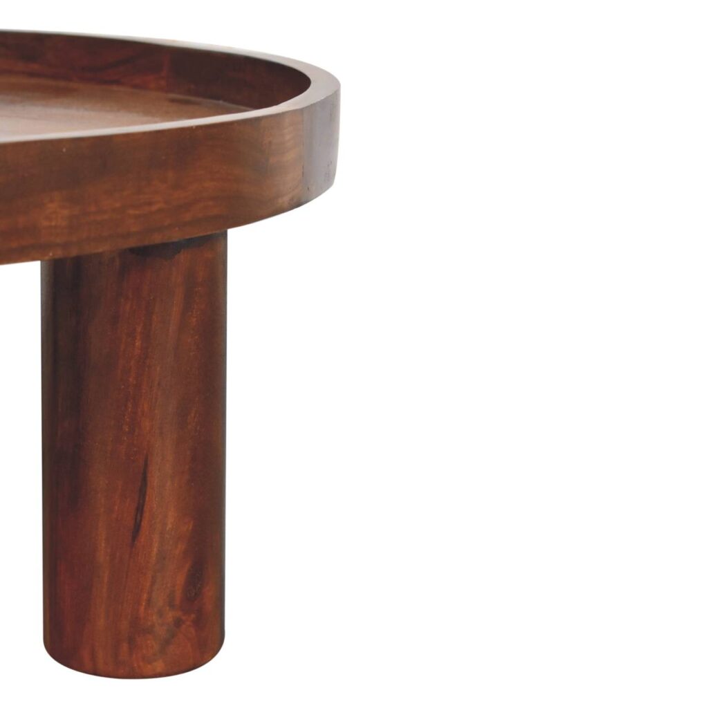 Crescent Chestnut Coffee Table - Image 9