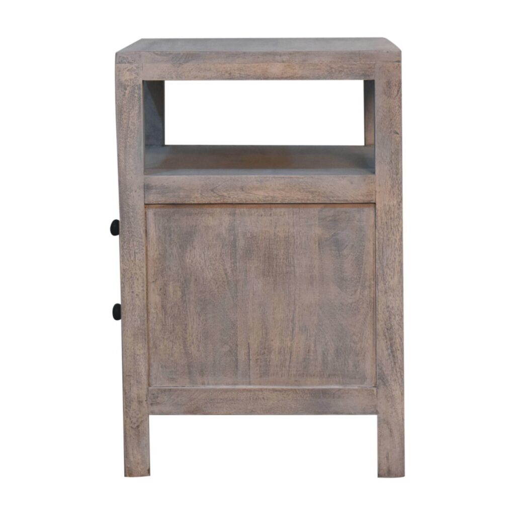 Acid Wash 2 Drawer Open Bedside - Image 9